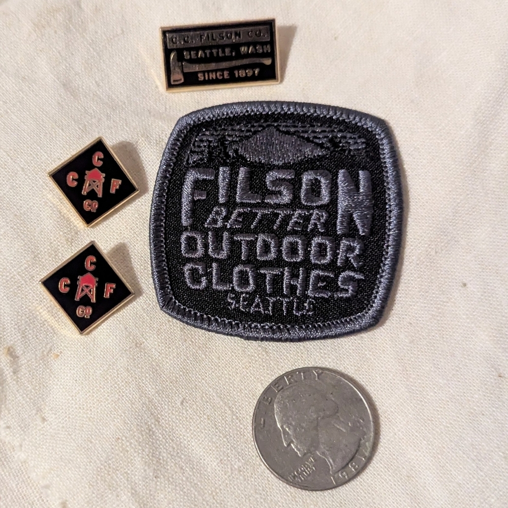 Filson Patch And Pin Bundle- Includes 4 Items - image 2